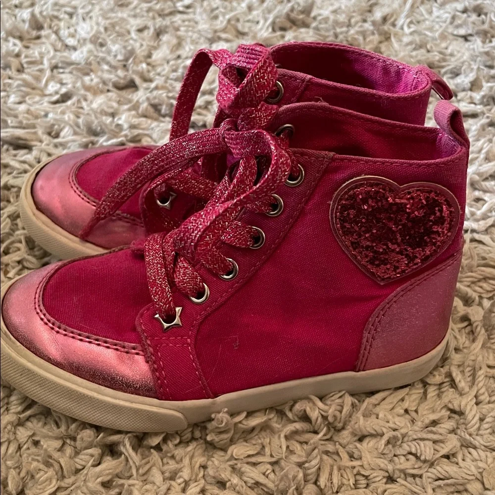 2017 Gymboree “Cosmic Club” Glitter High Tops, Size 11